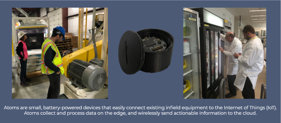 One Atom - Two Use Cases for Sensor Monitoring